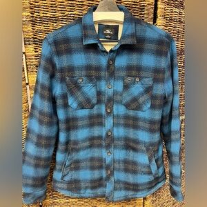 O'Neill Lightweight Blue Sherpa Jacket for‎ Effortless Style- Small, Mens
